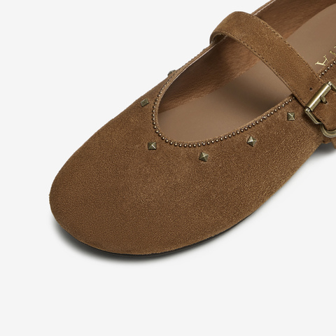 TATA/他她2025秋商场同款时尚百搭女玛丽珍鞋新款XTT01CQ5