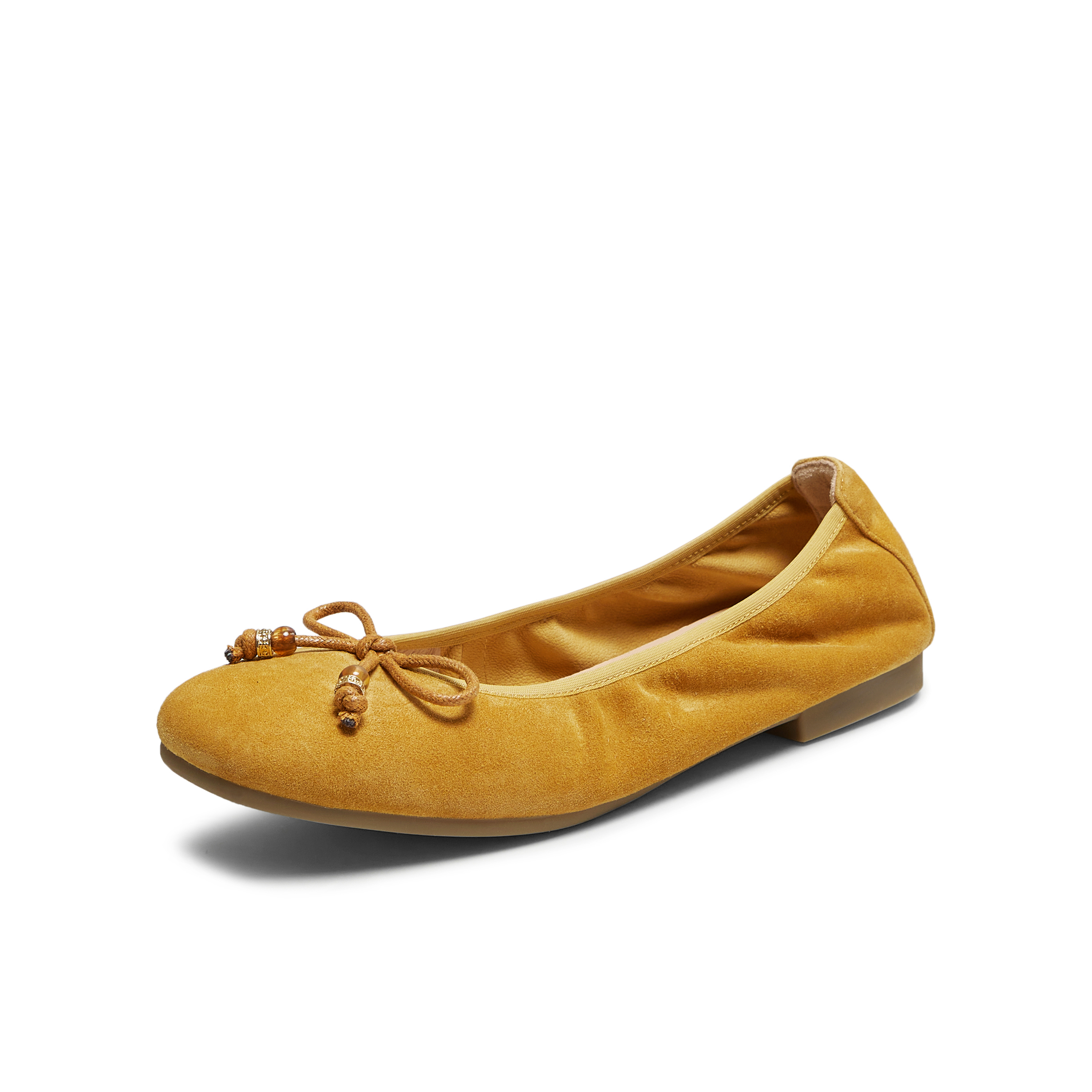 TATA/他她2025秋商场同款浅口女低平跟单鞋新款YVE01CQ5