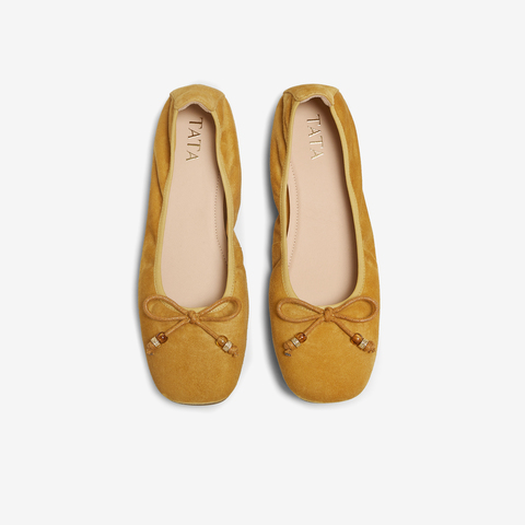 TATA/他她2025秋商场同款浅口女低平跟单鞋新款YVE01CQ5