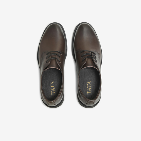 TATA/他她2025秋商场同款时尚厚底男皮鞋新款210A6CM5