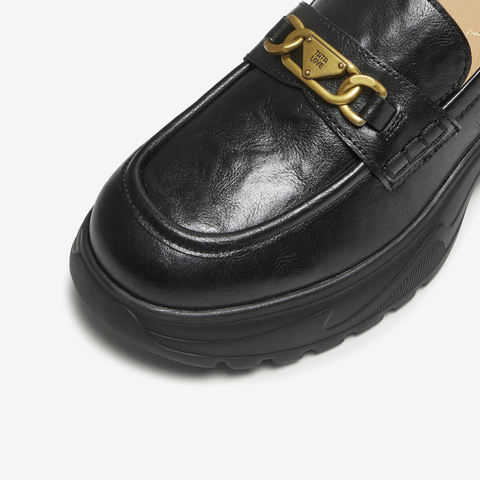 TATA/他她2025秋商场同款时尚休闲女乐福鞋新款7PJA5CA5