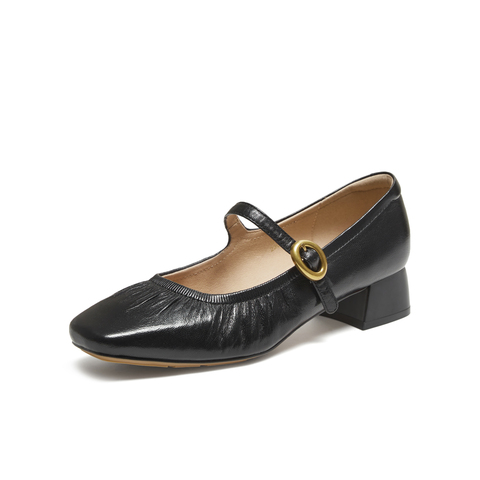 TATA/他她2025秋商场同款时尚百搭女玛丽珍鞋新款USC02CQ5