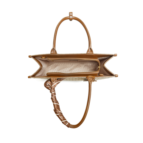 TATA/他她2025秋商场同款通勤女气质简约托特包新款X3504CX5