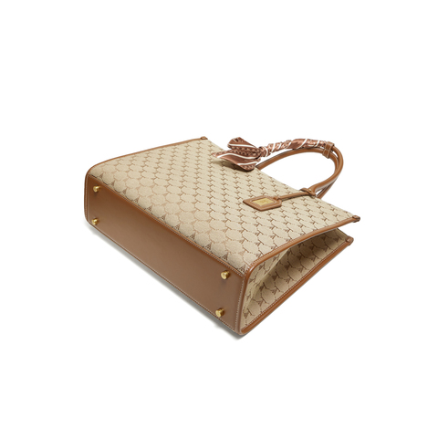 TATA/他她2025秋商场同款通勤女气质简约托特包新款X3504CX5