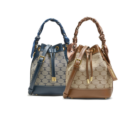 TATA/他她2025秋商场同款时尚百搭水桶包新款X3482CX5