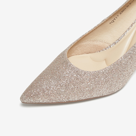 TATA/他她2025秋商场同款时尚气质细跟高跟鞋7QT17CQ5