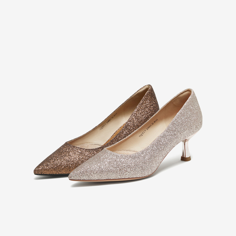 TATA/他她2025秋商场同款时尚气质细跟高跟鞋7QT17CQ5