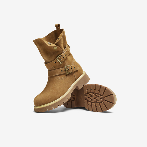 TATA/他她2025冬时尚百搭女休闲靴新款CF501DZ5