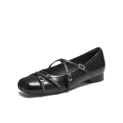 TATA/他她2025秋时尚百搭女玛丽珍鞋新款UUG01CQ5