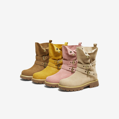 TATA/他她2025冬时尚百搭女休闲靴新款CF501DZ5