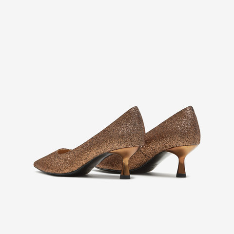 TATA/他她2025秋商场同款时尚气质细跟高跟鞋7QT17CQ5