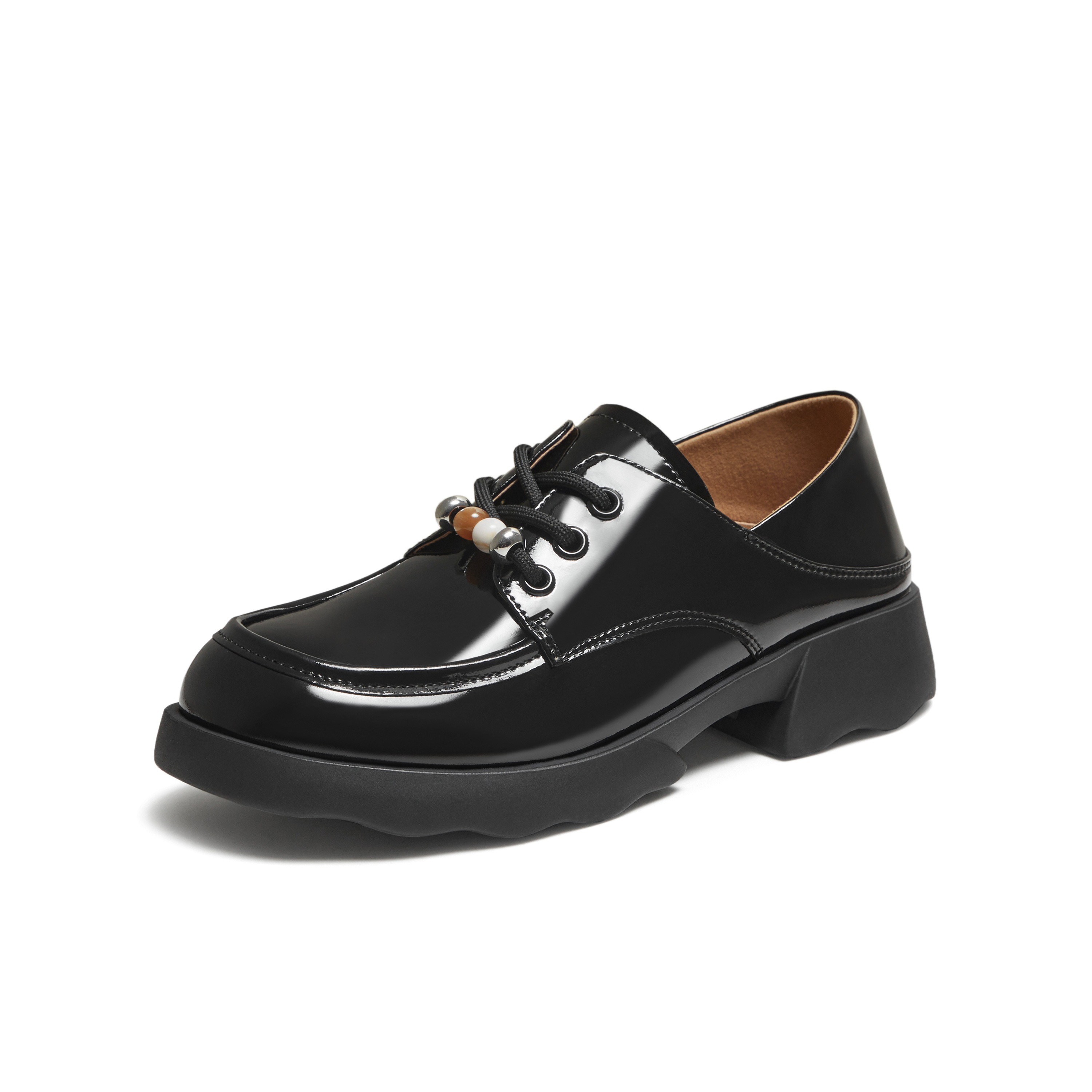 TATA/他她2025秋商场同款时尚休闲女牛津鞋新款CWK05CM5