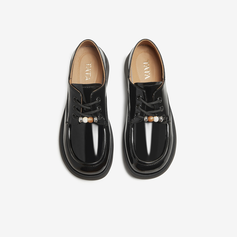 TATA/他她2025秋商场同款时尚休闲女牛津鞋新款CWK05CM5