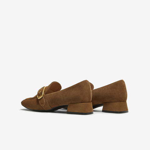 TATA/他她2025秋商场同款时尚休闲女乐福鞋新款7IDB4CA5