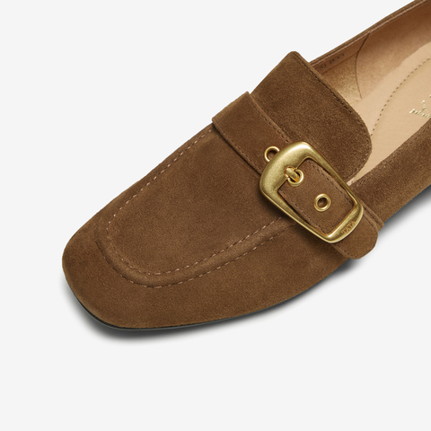 TATA/他她2025秋商场同款时尚休闲女乐福鞋新款7IDB4CA5