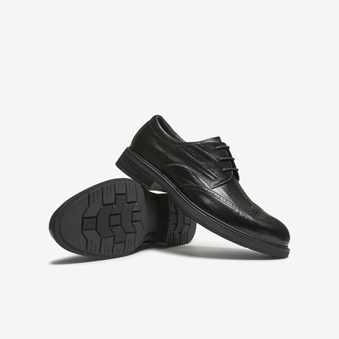 TATA/他她2025秋商场同款纯色舒适百搭休闲皮鞋男新款VNL01CM5