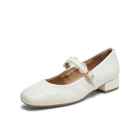 TATA/他她2025秋商场同款时尚百搭女玛丽珍鞋新款7G405CQ5