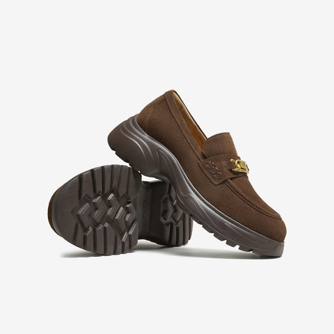 TATA/他她2025秋商场同款时尚休闲女乐福鞋新款7PJA5CA5