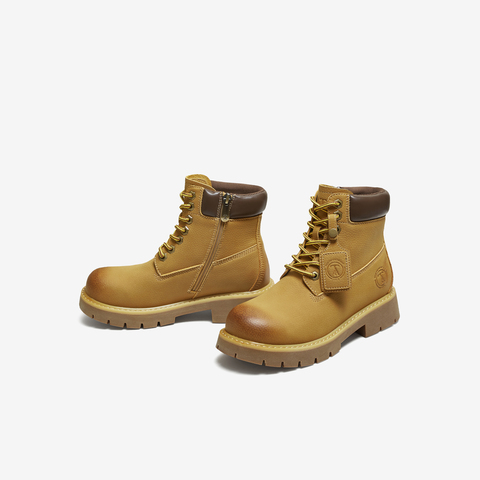 TATA/他她2025冬商场同款百搭时尚简约女工装靴新款CF502DD5