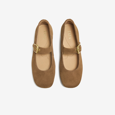 TATA/他她2025秋商场同款时尚百搭女玛丽珍鞋新款7H003CQ5