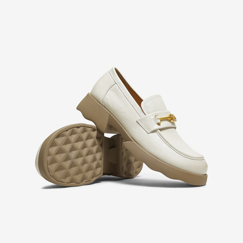 TATA/他她2025秋商场同款时尚百搭女乐福鞋新款CWK03CA5