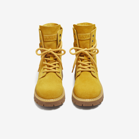 TATA/他她2025冬商场同款百搭女复古工装靴时尚短靴新款CF503DZ5