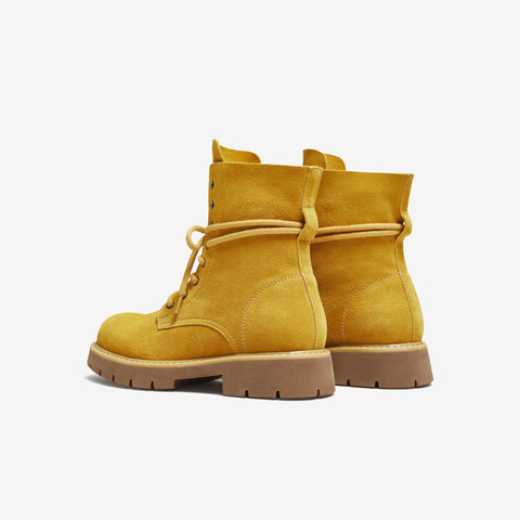 TATA/他她2025冬商场同款百搭女复古工装靴时尚短靴新款CF503DZ5