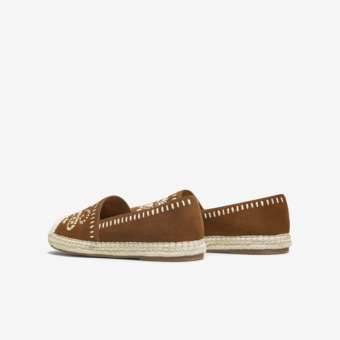 TATA/他她2025秋时尚简约休闲圆头女渔夫鞋新款7E330CA5