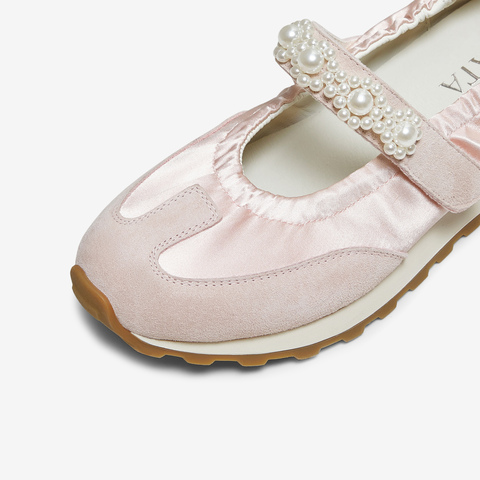 TATA/他她2025秋浅口女休闲百搭玛丽珍鞋新款GVU01CQ5