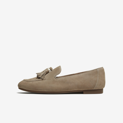 TATA/他她2025秋商场同款时尚简约休闲女乐福鞋新款7QCC7CA5