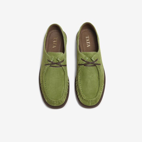 TATA/他她2025秋商场同款女百搭牛津鞋简约单鞋新款YVS01CM5