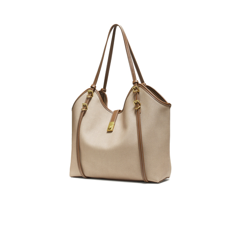 TATA/他她2025秋商场同款简约通勤托特包女高级质感新款LB331CX5