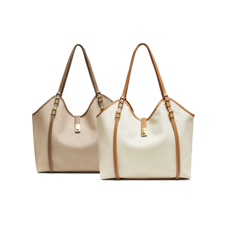 TATA/他她2025秋商场同款简约通勤托特包女高级质感新款LB331CX5