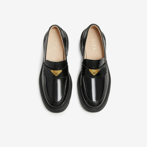 TATA/他她2025秋时尚休闲乐福鞋女新款7GZ21CA5