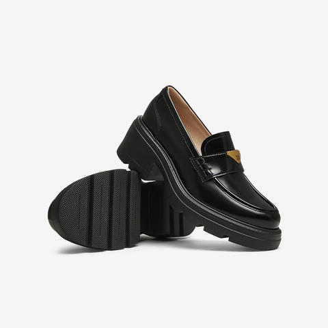 TATA/他她2025秋时尚休闲乐福鞋女新款7GZ21CA5