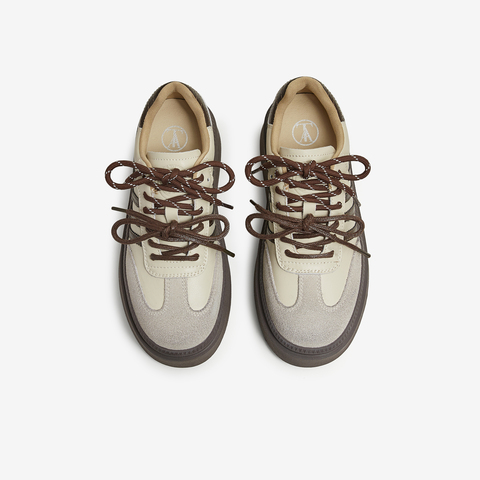 TATA/他她2025秋时尚休闲德训鞋女新款W9B02CM5