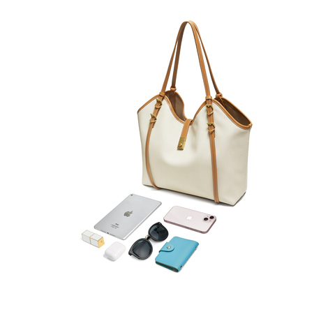 TATA/他她2025秋商场同款简约通勤托特包女高级质感新款LB331CX5