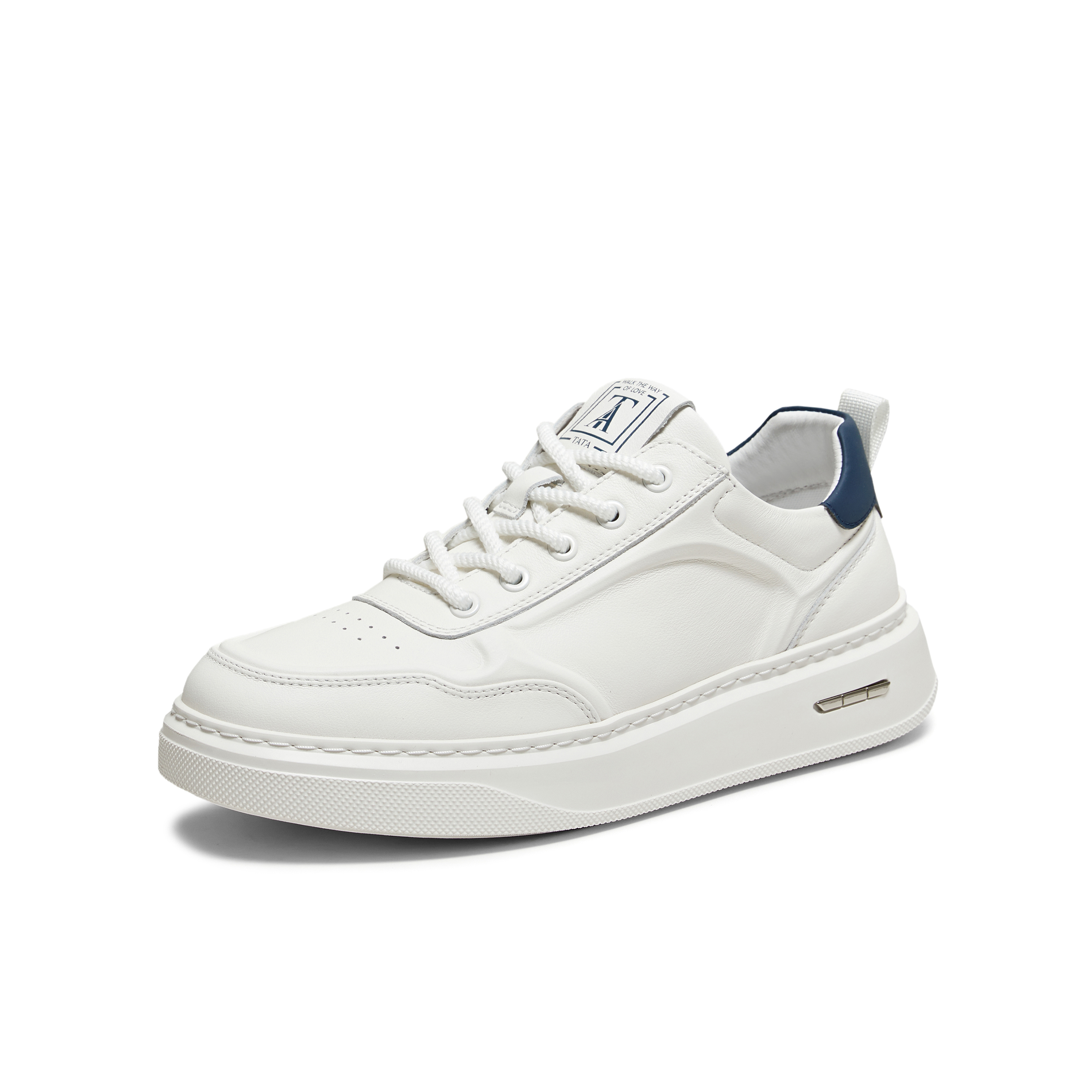 TATA/他她2025秋商场同款舒适百搭休闲男鞋新款QHR01CM5