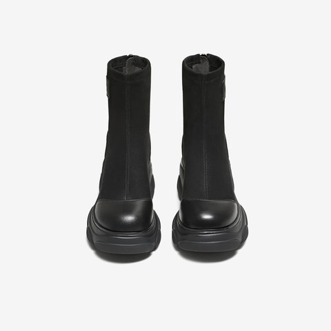 TATA/他她2025冬时尚休闲女靴百搭弹力靴新款CEG09DZ5