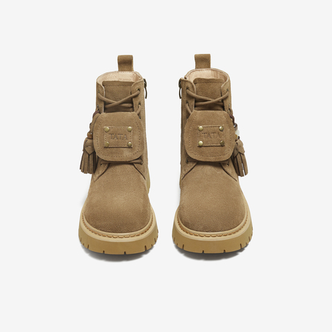 TATA/他她2025冬商场同款百搭时尚女马丁靴新款YXB01DD5