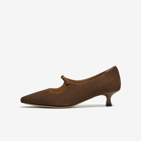 TATA/他她2025秋商场同款浅口女气质玛丽珍鞋新款UTW01CQ5