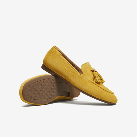 TATA/他她2025秋商场同款时尚简约休闲女乐福鞋新款7QCC7CA5