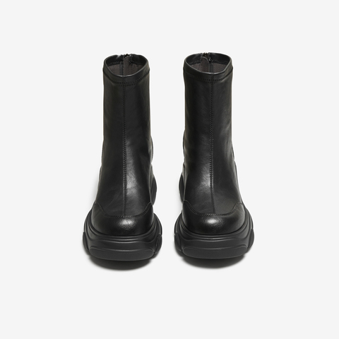 TATA/他她2025冬商场同款百搭时装靴女休闲短靴新款CEG07DZ5