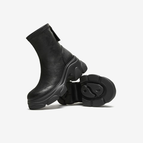 TATA/他她2025冬商场同款百搭时装靴女休闲短靴新款CEG07DZ5