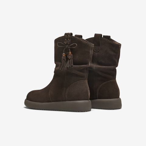 TATA/他她2025冬商场同款时尚百搭女休闲靴新款CHD01DZ5