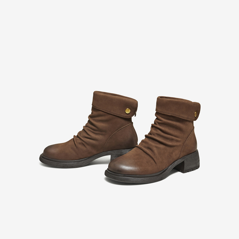 TATA/他她2025冬商场同款时尚百搭女休闲靴新款7C843DD5