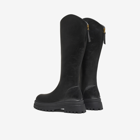 TATA/他她2025冬商场同款百搭女时尚长靴新款CE301DG5