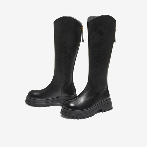 TATA/他她2025冬商场同款百搭女时尚长靴新款CE301DG5