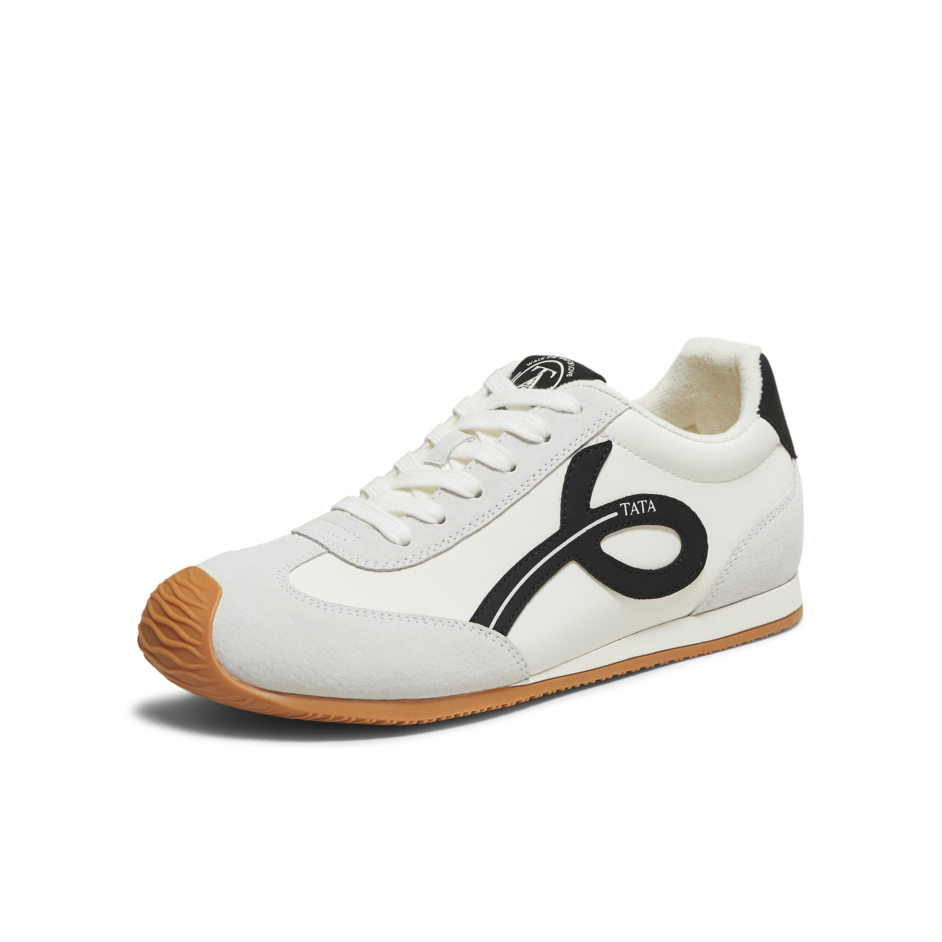 TATA/他她2025秋时尚休闲百搭女阿甘鞋新款EVN01CM5