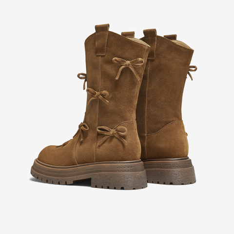TATA/他她2025冬商场同款时尚百搭女休闲靴新款CHF01DS5